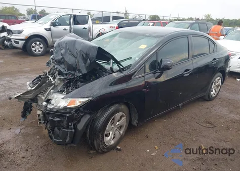 2013 Honda Civic Lx from USA, damaged, VIN 19XFB2F52DE057199